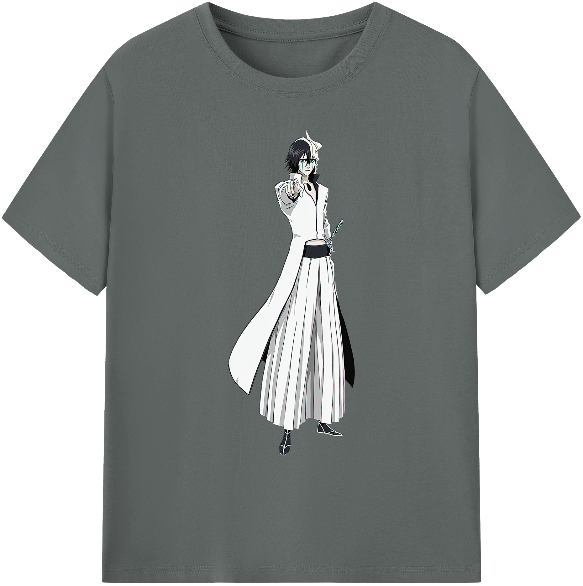 （画像用） ブリーチ ウルキオラ·シファー BLEACH Ulquiorra cifer 綿100％ メンズ半袖Tシャツ｜肌触りやわらか＆通気性